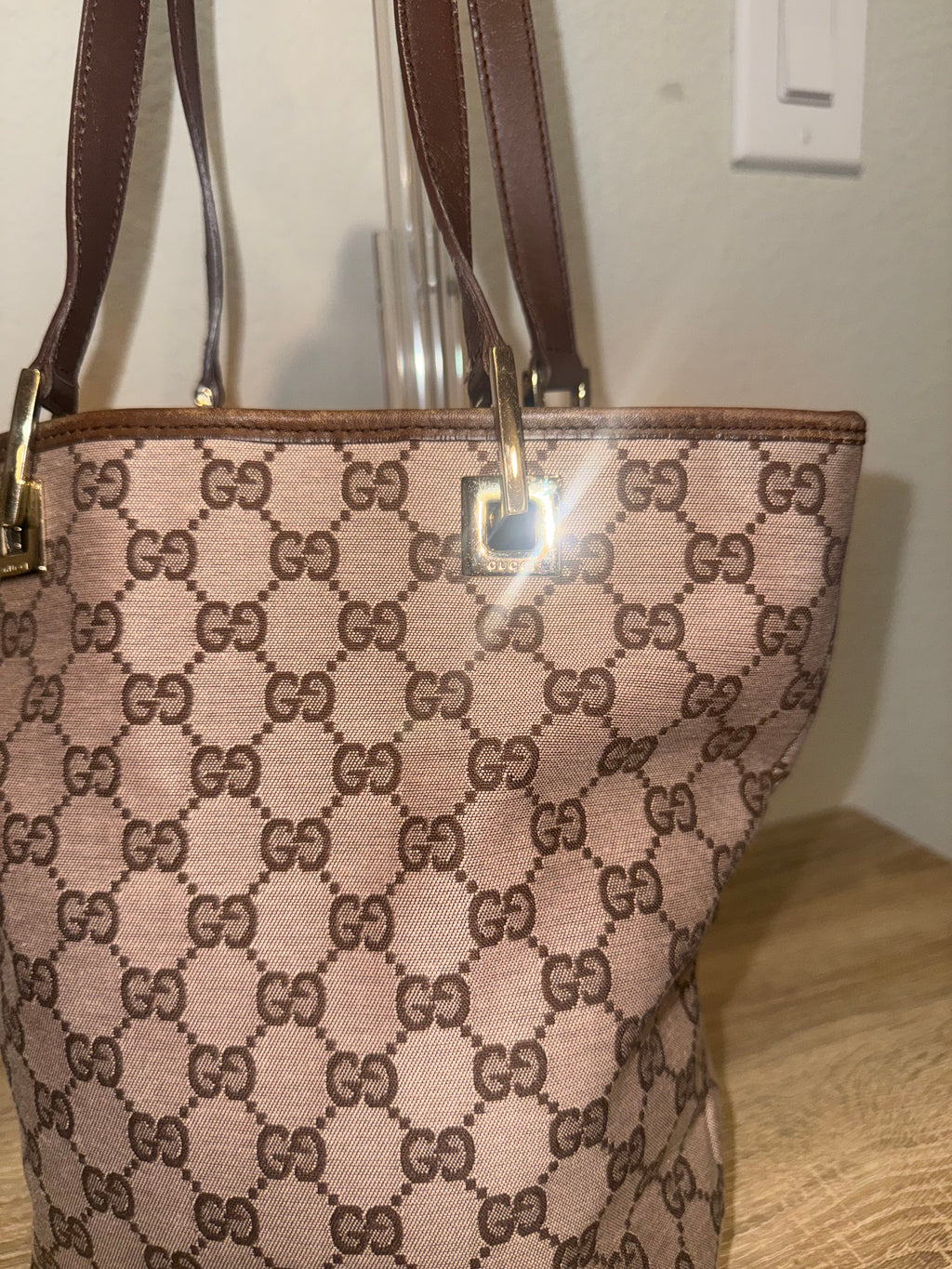 Authentic Gucci GG Mini Tote