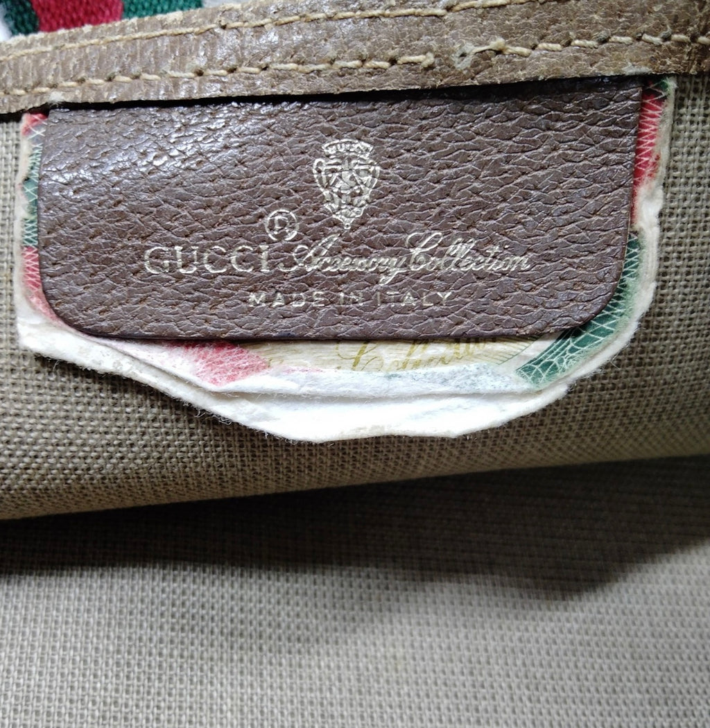 Authentic Y2K Gucci Canvas Tote