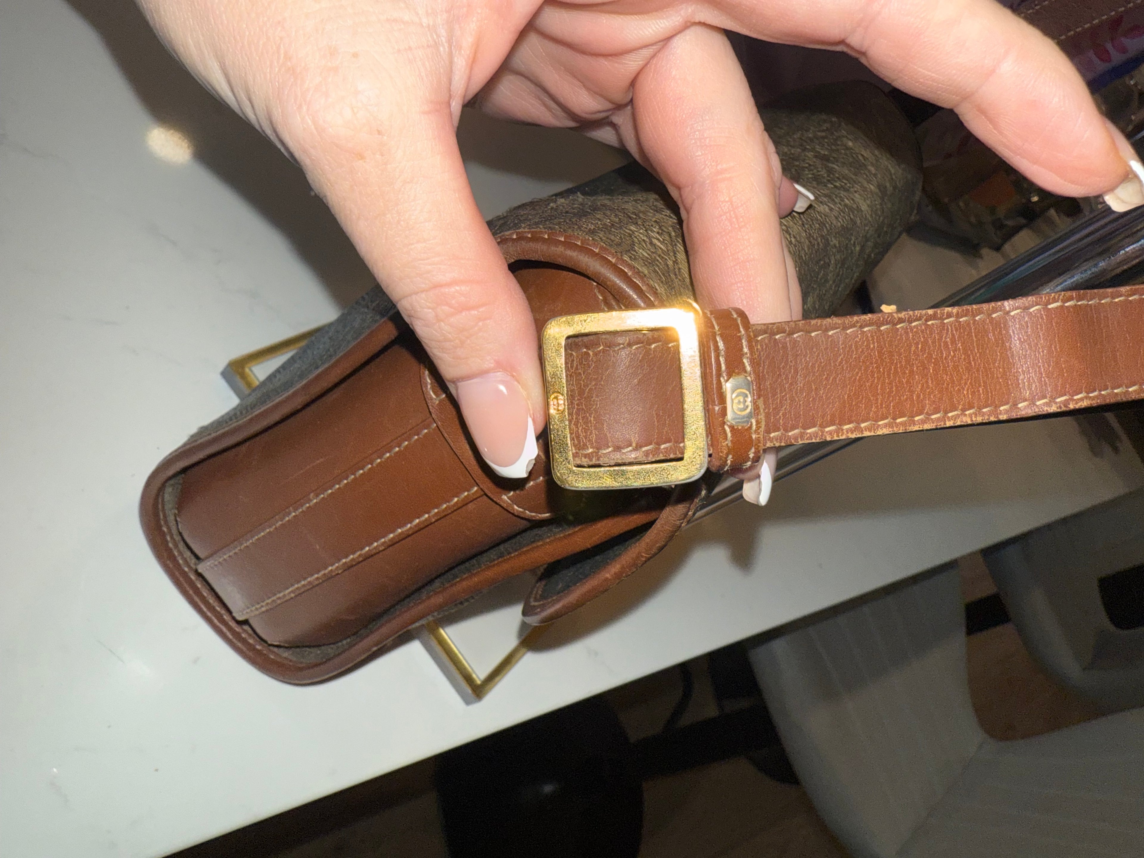 Vintage Gucci crossbody shoulder bag Y2K